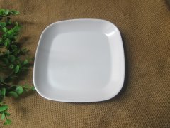 (image for) 10Pcs Square Dinner Plate Display Holders Dish Plate - Green
