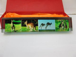 1Pc New Kangaroo Crystal Paperweight 18cm long