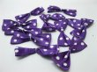 500X Purple Bowknot Bow Tie Decorative Embellishments (image for) 500X Purple Bowknot Bow Tie Decorative Embellishments