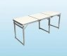 BR New Foldable White Table For Market Stall,Camping,Picnic 1.8M