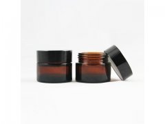 12Pcs Glass Cosmetic Cream Makeup Bottle Storage Container 30g