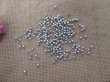 (image for) 250g (9000pcs) Silver Round Spacer Beads 4mm for DIY Jewellery M