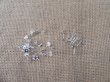 1000Sets Silver Flat Peg Earring Posts Studs w/Earring Back