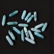 20Pcs Hexagonal Column Natural Stone Wand Energy Blue Stone 8/10mm (image for) 20Pcs Hexagonal Column Natural Stone Wand Energy Blue Stone 8/10mm
