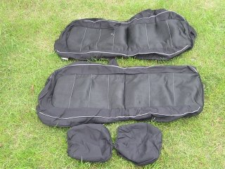 1Pack x 2Pc Front Seat Covers Mesh Set Universal Fit for Cars