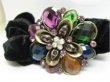 1Pc Chic Designer Hair Clips,Rhinestone Floral Clip