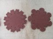 (image for) 6Pcs Felt Drink Coasters Insulation Heat Protect Table Assorted 