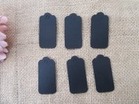 500Pcs Plain Black Kraft Blank Gift Tag Label Wedding Bomboniere 500Pcs Plain Black Kraft Blank Gift Tag Label Wedding Bomboniere
