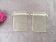 (image for) 98Pcs Yellow Drawstring Jewelry Gift Pouches 12x9cm