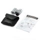 20Pcs Mini 60X Currency Detecting With Led Loupe Microscope
