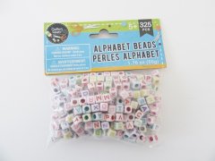 (image for) 24Packs x 325pcs Alphabet Beads Letter Cube Beads 6x6mm