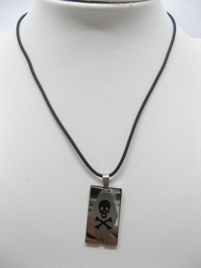 5X Men's Necklaces with Stainless Steel Pendants ne-m64 - Click Image to Close