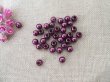 (image for) 250g (400Pcs) Red Wine Simulate Pearl Beads Barrel Pony Beads