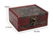(image for) 1Pc Medium Size Wooden Jewelry Box Gift Box Chest Box 14.5x11.5x