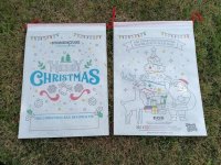 12Pcs Non Woven Kids Coloring Drawstring Bag Christmas Theme 12Pcs Non Woven Kids Coloring Drawstring Bag Christmas Theme