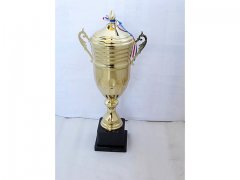 1X Metal Golden Plated Trophy Novelty Achievement Award 62cm Hig 1X Metal Golden Plated Trophy Novelty Achievement Award 62cm Hig