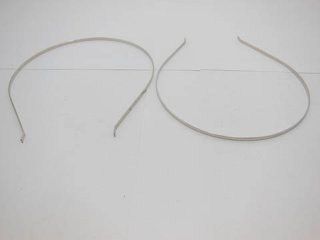 50 Armor Plate Head Hoop Base Finding 3mm