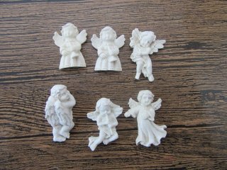 50Pcs Vivid Flatback Angel Scrapbooking Cards Crafts Embellishme