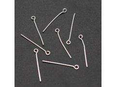 (image for) 250Gram Silver Plated Eye Pins Jewelry Finding 36mm