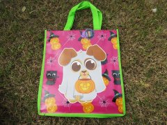 24Pcs Reusable Grocery Shopping Bag Handbag Halloween Theme 24Pcs Reusable Grocery Shopping Bag Handbag Halloween Theme