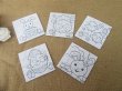 50Pcs White Draw Colored Puzzles Kids Education Toy Assorted Des (image for) 50Pcs White Draw Colored Puzzles Kids Education Toy Assorted Des