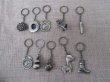 (image for) 10Pcs Stainless HQ Keyring Keychain Key Ring Assorted