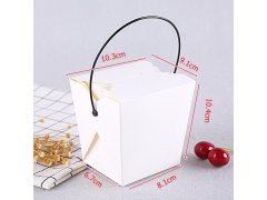 (image for) 36X HQ White Noodle Box with Handle 780ml