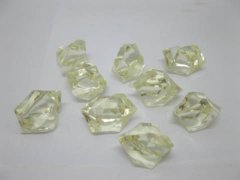(image for) 230X Light Yellow Acrylic Ice Stone Crystal Vase Table Wedding