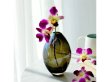 (image for) 1Pc Clear Small Mouth Artistic Glass Flower Vase Home Décor