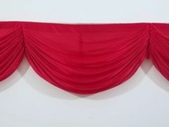 1Pc Red Wine 3M Tassel Swag Drape Stage Wedding Background 1Pc Red Wine 3M Tassel Swag Drape Stage Wedding Background