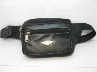 4Pcs Black Waist Bags Waist Pouch Bum Bags