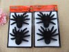 3 x 3Sheets Scary Furry Spider Halloween Prop Party Favor Decor