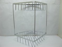 (image for) 1Pc New 2-Layer Corner Bath Bathroom Rack Display
