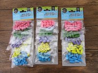 3Sheets x 5Pkt Wooden Beads with Cord DIY Jewellery Crafts