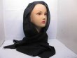 (image for) 10X New Plain Black Scarves/ Bandanas For DIY