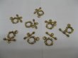 100 Sets Antique Bronze Rope Toggle Clasps 15mm finding (image for) 100 Sets Antique Bronze Rope Toggle Clasps 15mm finding