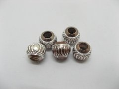 20pcs Coffee Silver Carved Lantern Aluminum Beads Fit European 20pcs Coffee Silver Carved Lantern Aluminum Beads Fit European