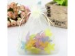 (image for) 100 Ivory Drawstring Jewelry Gift Pouches 30x20cm