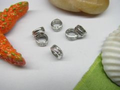 (image for) 20pcs Tibetan Silver Barrel Beads European Design Yw-pa-mb69