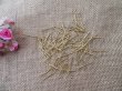 (image for) 36Packs x 100Pcs Golden Plated Head Pins Jewellery Findings Vari