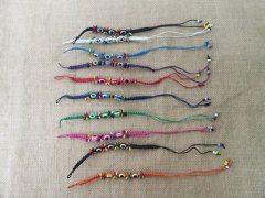 (image for) 10Pcs Handmade Unique Eyeball Knitted Bracelets Mixed