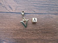 24Packets Metal Alphabet Charms Jewellery Finding