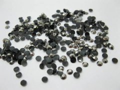 50000 Black Flat Back Flatback Diamontes Rhinestones 3.7mm 50000 Black Flat Back Flatback Diamontes Rhinestones 3.7mm