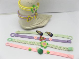 60 Assorted Beautiful Fimo Bracelets br-p-ch5