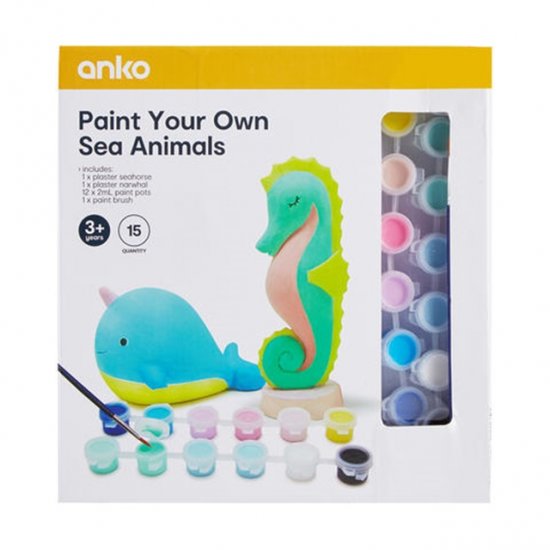 4Set Paint Your Own Sea Animals Set Kids Craft - Click Image to Close