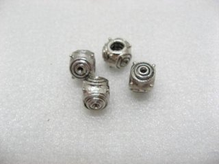 10 Alloy European Carved Metal Thread Beads ac-sp318