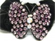 1Pc Chic Designer Hair Clips,Rhinestone Floral Clip