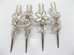 (image for) 1 Assorted Metal Oxhorn Hair Clip Base Finding