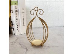 (image for) 1Pc Metal European Gold Mandala Candle Holder Hanging Lantern