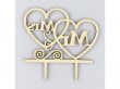 1Pc Mr & Mrs Insert Cake Topper Decoration Wedding Party Supplie